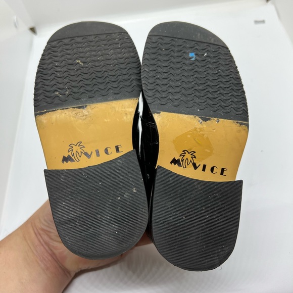 Toddler kids vintage dress shoes alligator black Miami vice polished laces - Picture 8 of 10